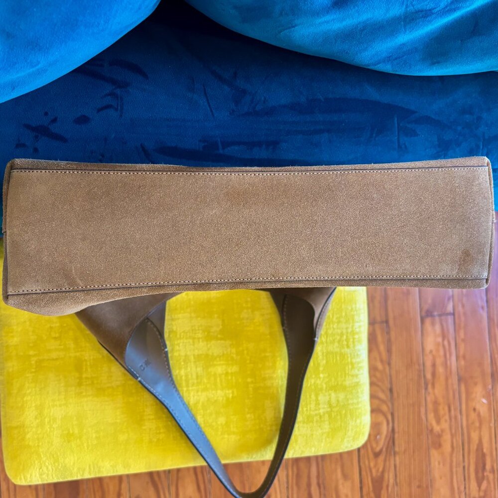 Coach Brooklyn 39 Tan Suede Hobo Tote Bag - NWOT - Picture 6 of 7
